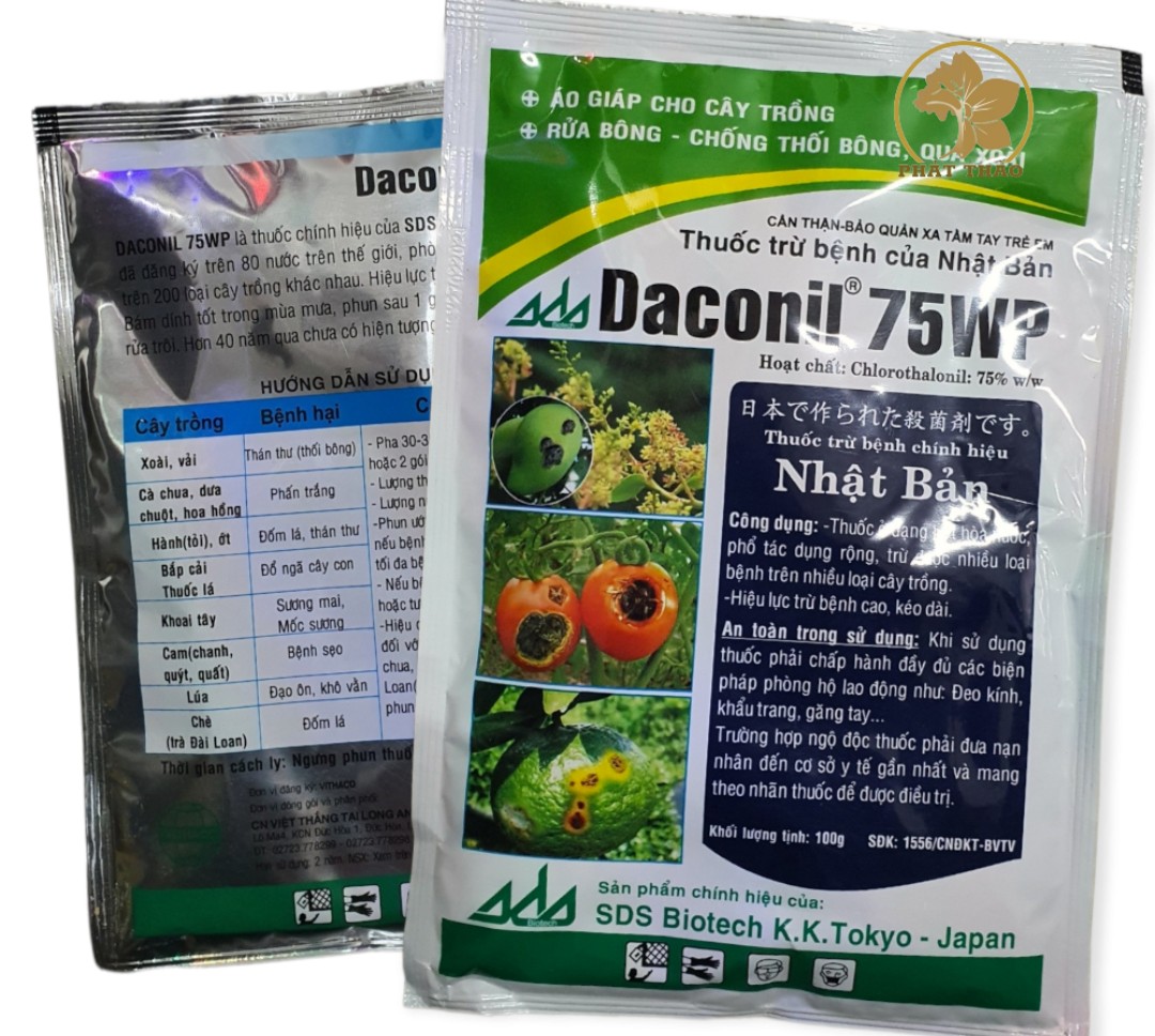 Thuốc trừ bệnh Daconil 75WP (100g)