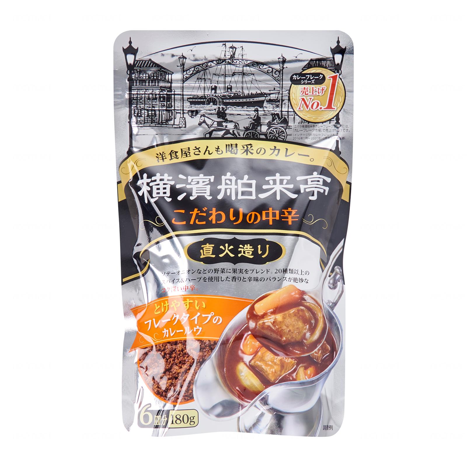 Ebara Japanese Curry Flake Yokohama Hakuraitei Medium Hot Kirei