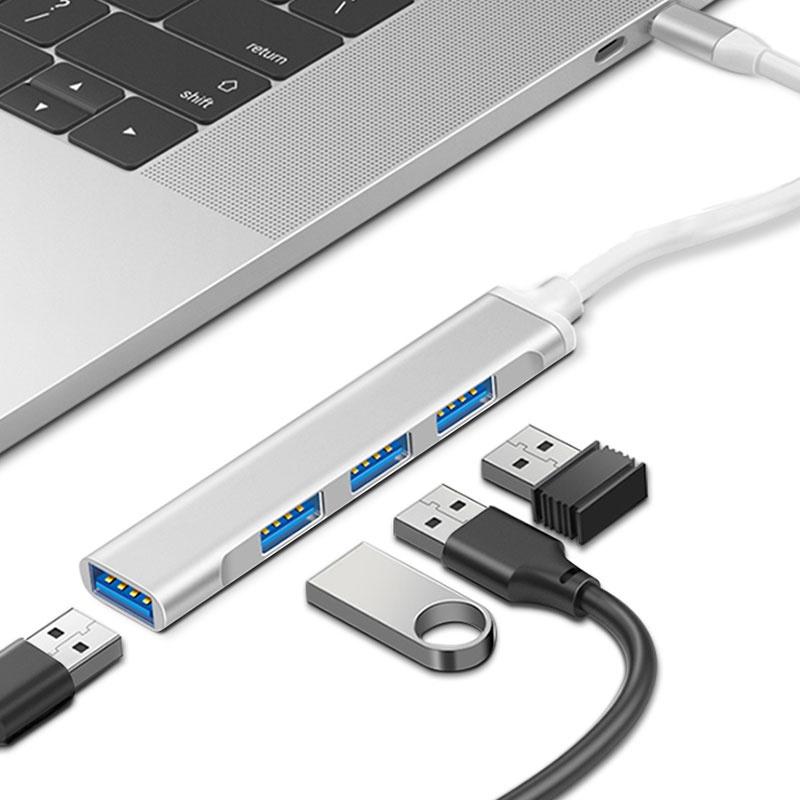【FREESHIP】Bộ Chia 4 Cổng USB 3.0 Type C Cho Laptop Máy Tính