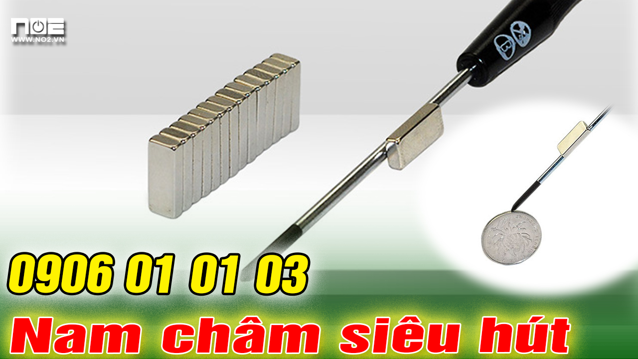 Combo 3 cục nam châm gắn đầu tovit