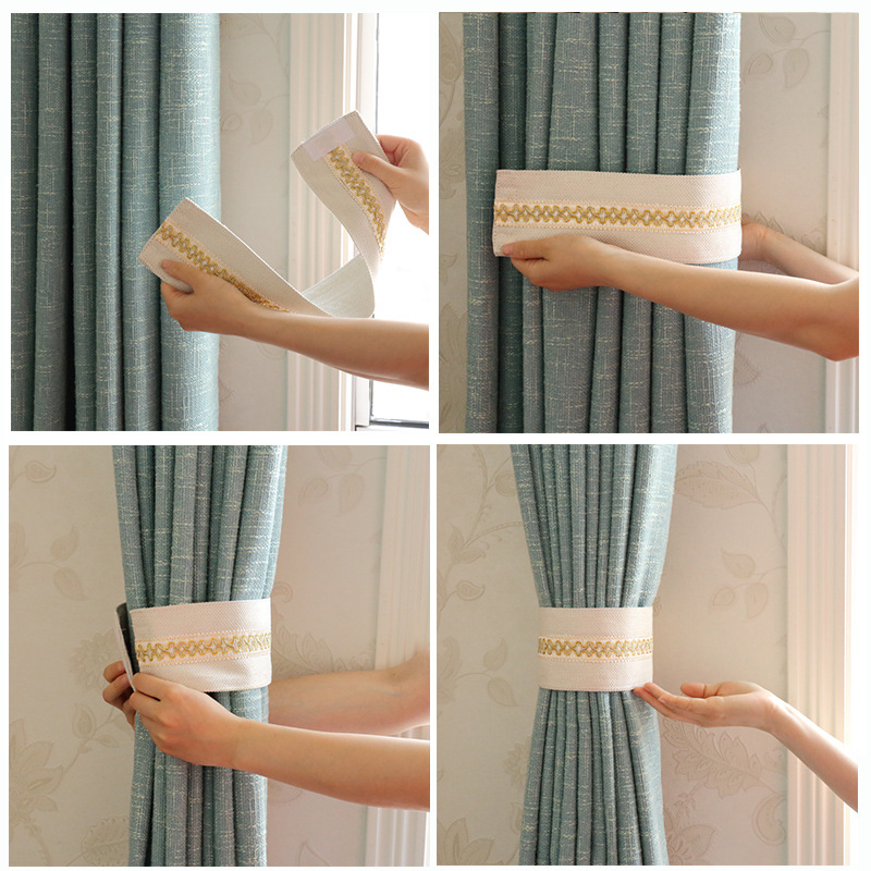 Curtain Tools Durable DIY Clip Curtain Buckle Tiebacks Holder Window ...
