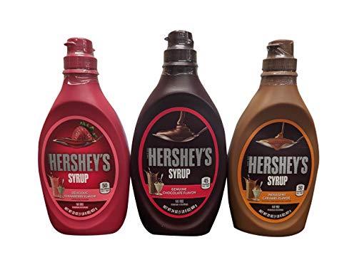 Hersheys Syrup Variety Pack Bundle Of 3 Flavors Chocolate Caramel And Strawberry Lazada Singapore