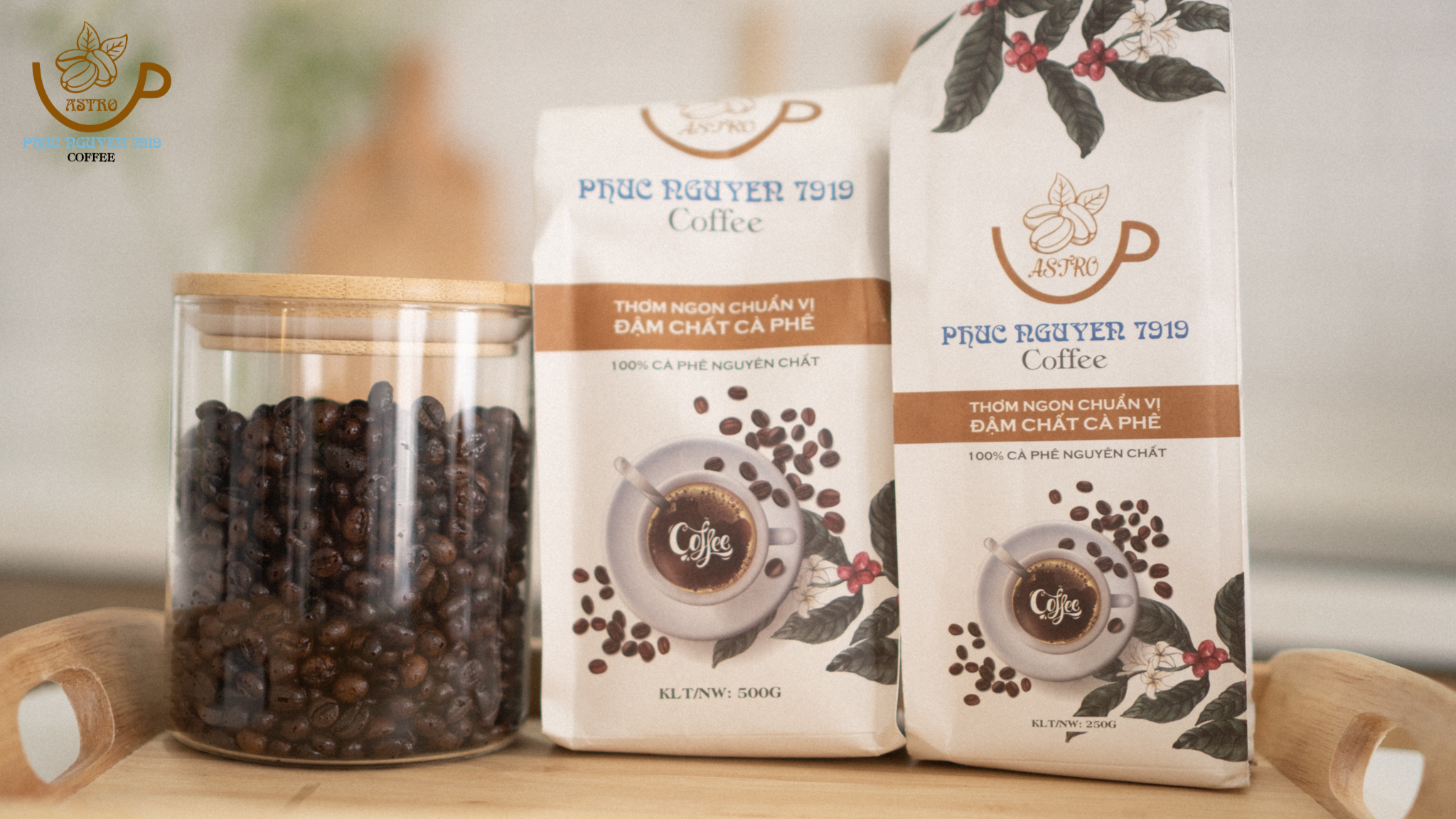 (Freeship) Gói 1 kg (Astro Coffee - Blend Natural)(100% Hạt Cà Phê Nguyên Chất) - Vị Ngon Từ Cách Chế Biến