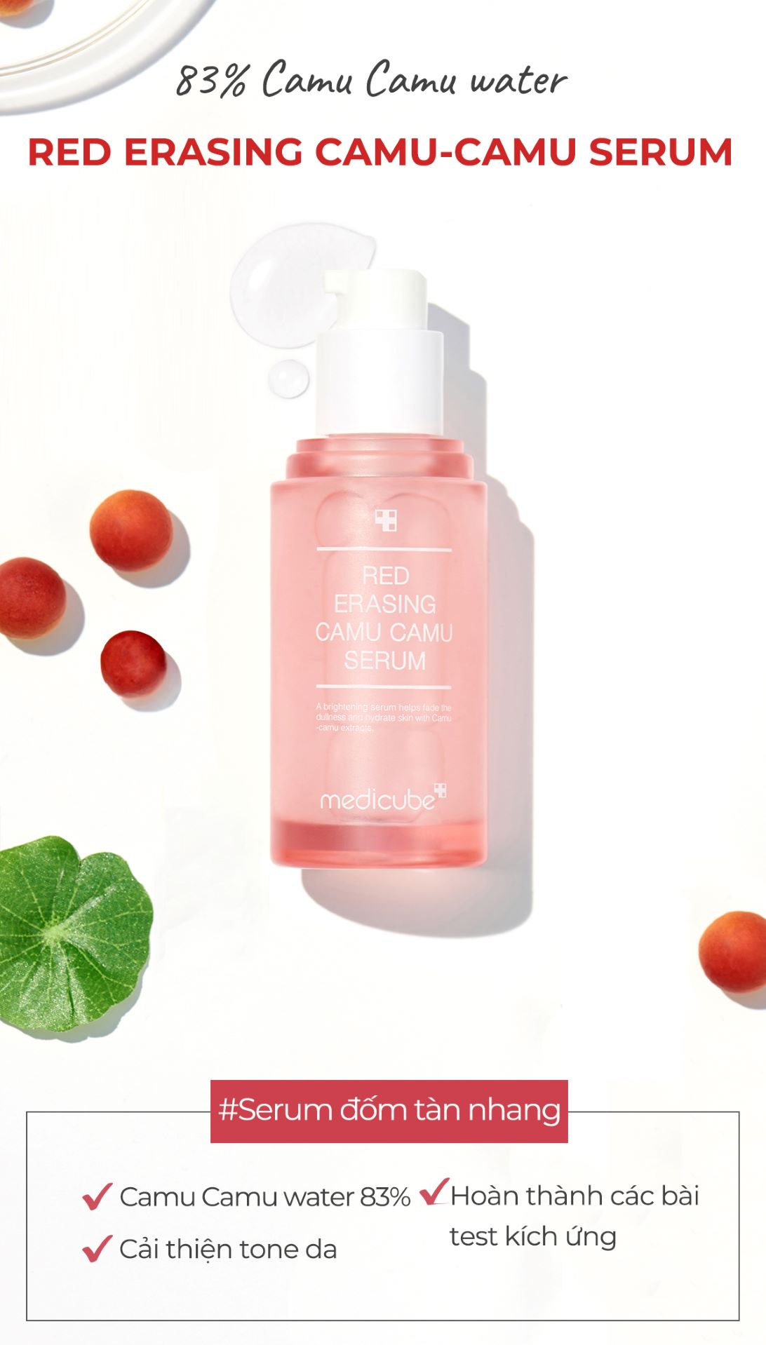 Bộ đôi Serum dưỡng da ban ngày và đêm (Zero One Day Serum + Camu Camu Serum)