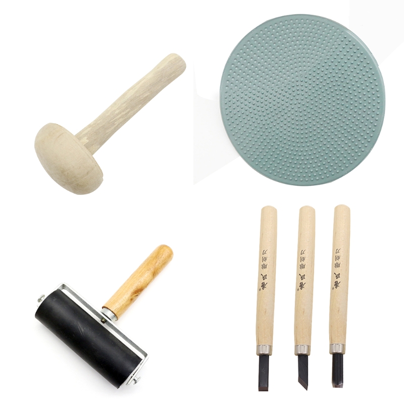 Stamp Making Tools NEW 【Innovative design】Block Printing Tool Kit Rubber Stamp Making Kit ...