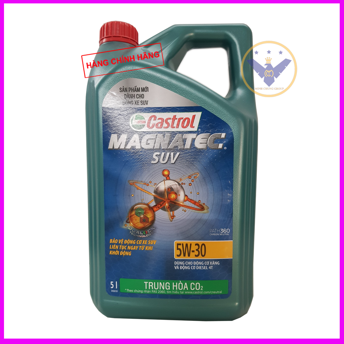 Dầu nhớt Castrol Magnatec SUV 5w30 can 5L - Hàng chính hãng - Dầu tổng hợp toàn phần