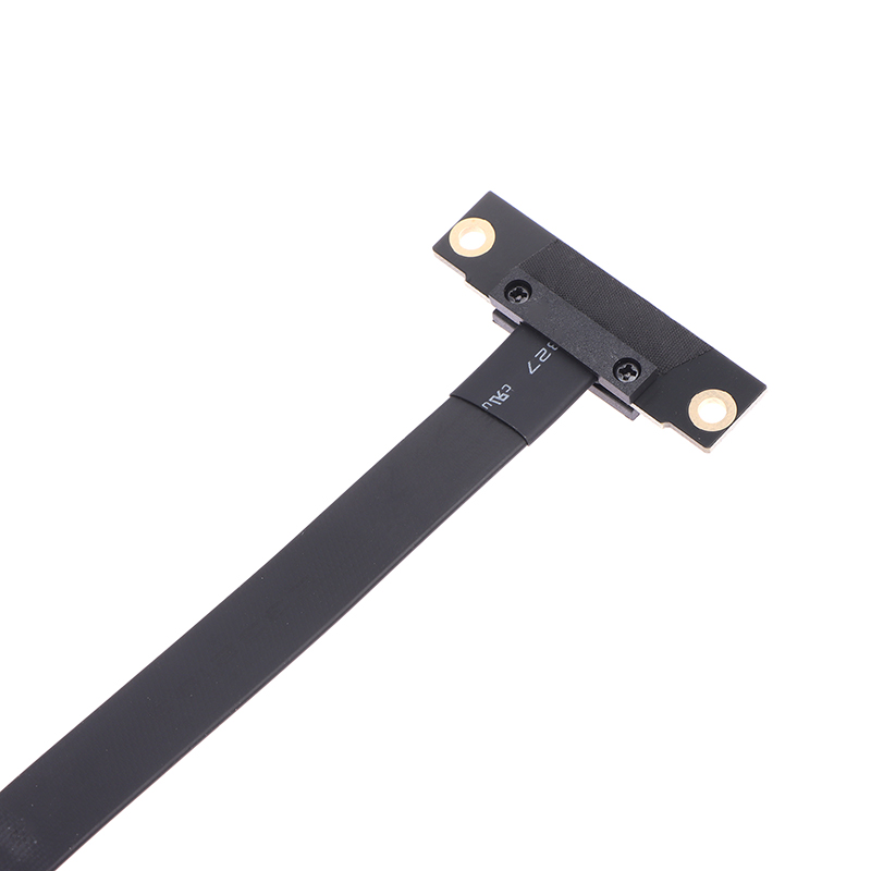PCI-E 3.0 1X Riser Cable Dual 90 Degree Right Angle PCIe 3.0 X1 To X1 ...