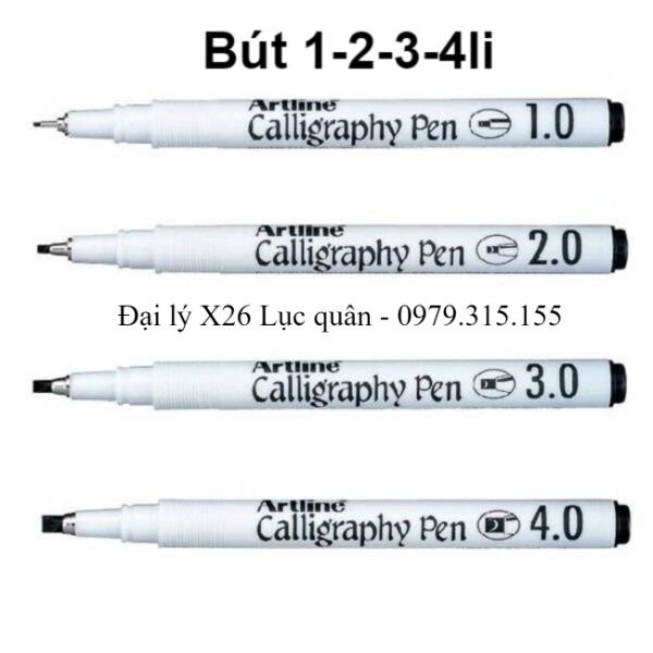 Bút vẽ tham mưu kế hoạch 1-2-3-4-5-6-7.5-10-12li