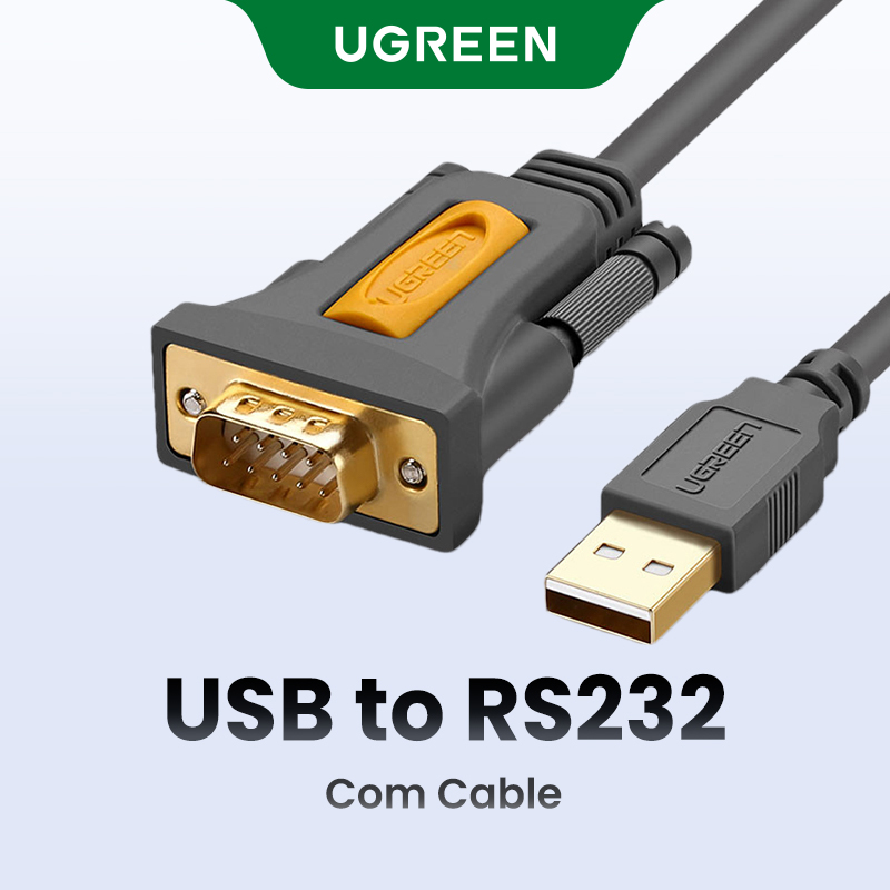 UGREEN USB to RS232 DB9 Serial Male Converter Adapter Cable with