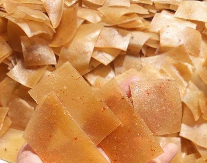 1kg bánh phồng tôm vuông, bánh phồng tôm Cà Mau