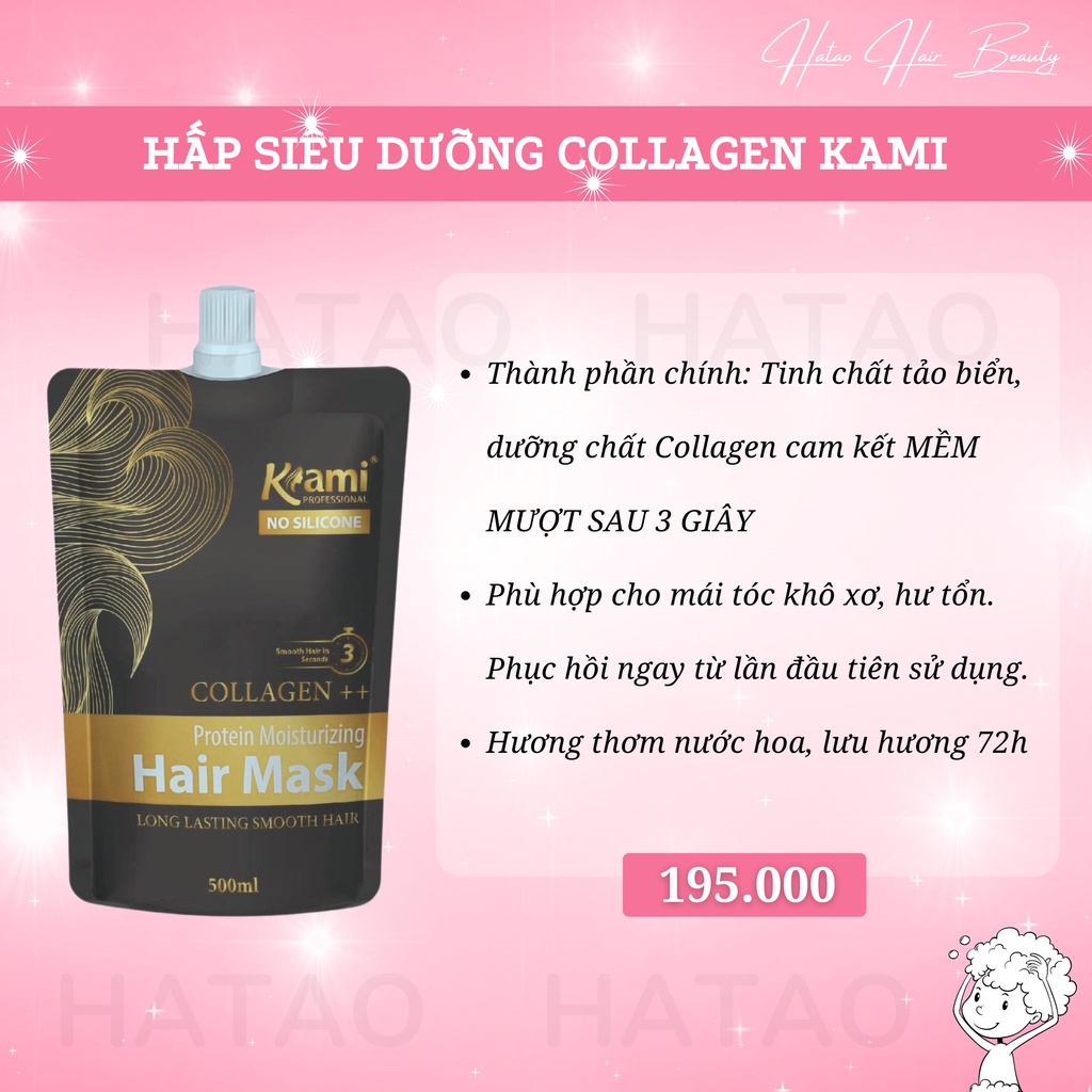 Hấp Túi Collagen kami 500ml