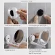Folding Arm Extend Bathroom Mirror Without Drill Swivel Bathroom Mirror Suction Arm Double Side Cosmetic Makeup Mirrors. 
