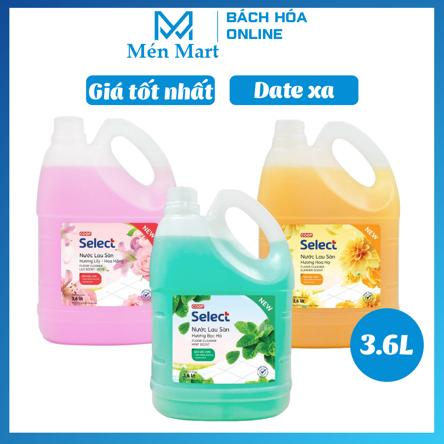 Nước lau sàn Coop Select 3.6L