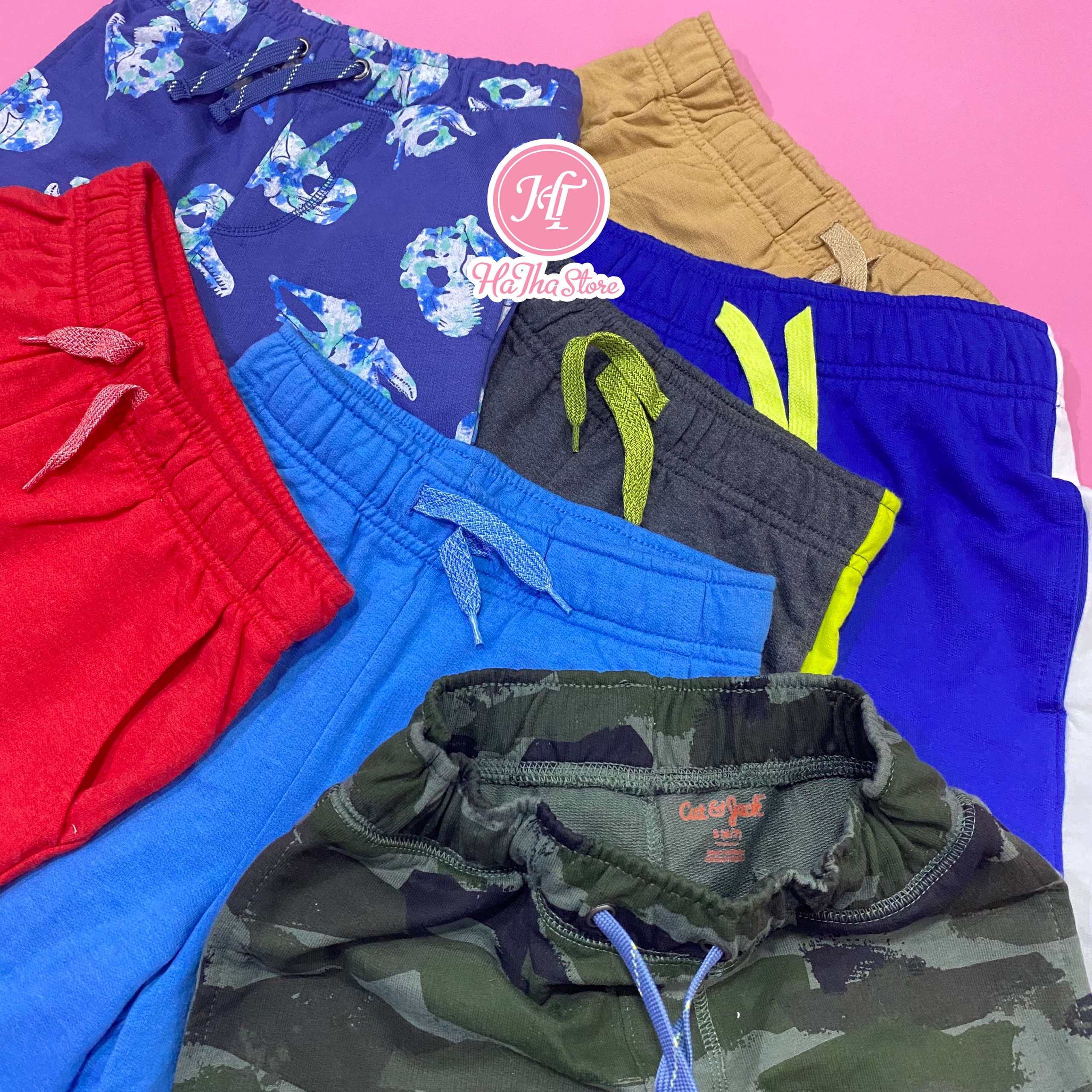 Quần short thun C4T&J4CK bé trai (18-55kg)