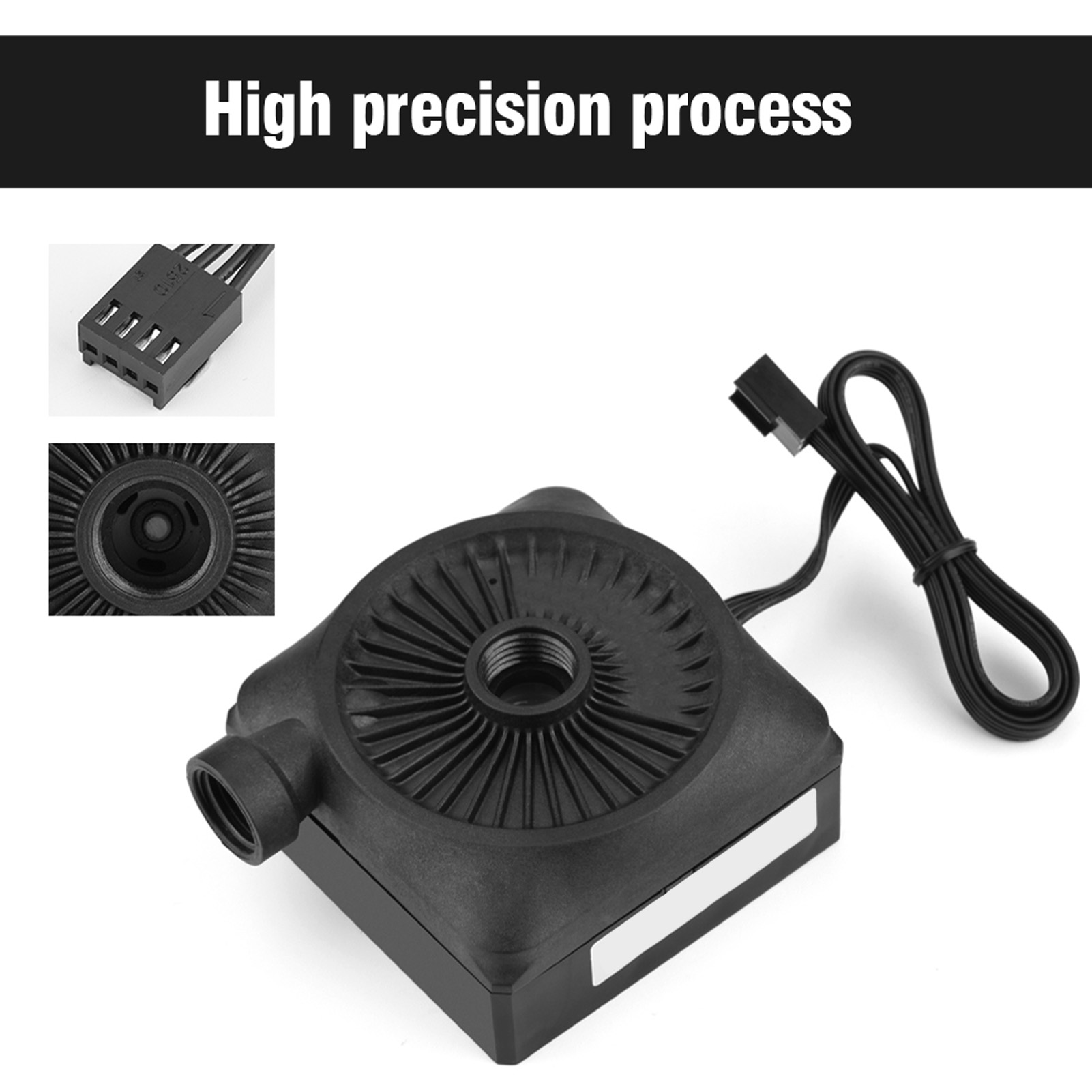 Water Cooling Pump DC 12V Ultra-quiet CPU Pump for Computer Water Cooling System 500L/h G1/4 Thread
