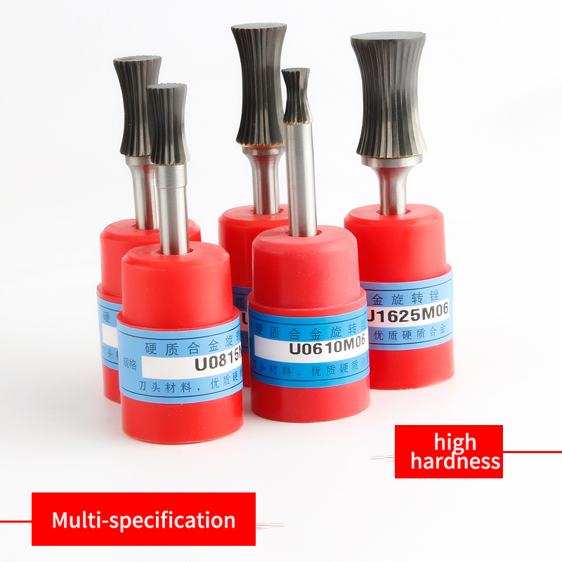 【StyleVoyager】Concave Curved Boring Tool Tungsten Steel Milling Cutter Carbide Wood Carving Head Metal Rotating File U-type. 