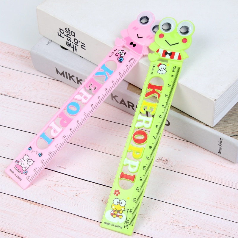 Combo 2 cây thước kẻ thú dễ thương 15cm