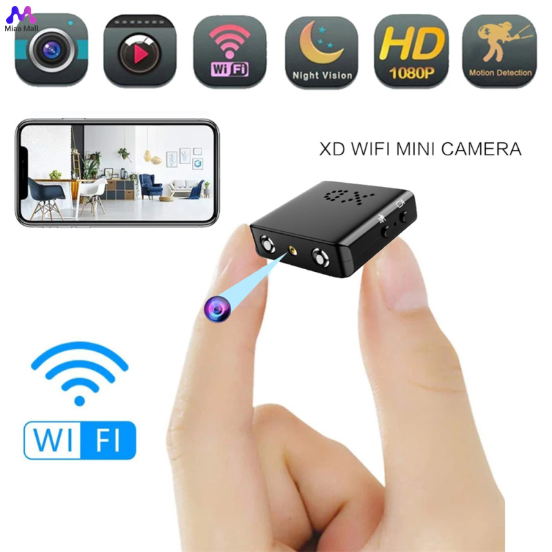 BKW1 Mini Hidden Camera WiFi 1080P Full HD Security Camcorder Motion Detection For Home Office Security Surveillance