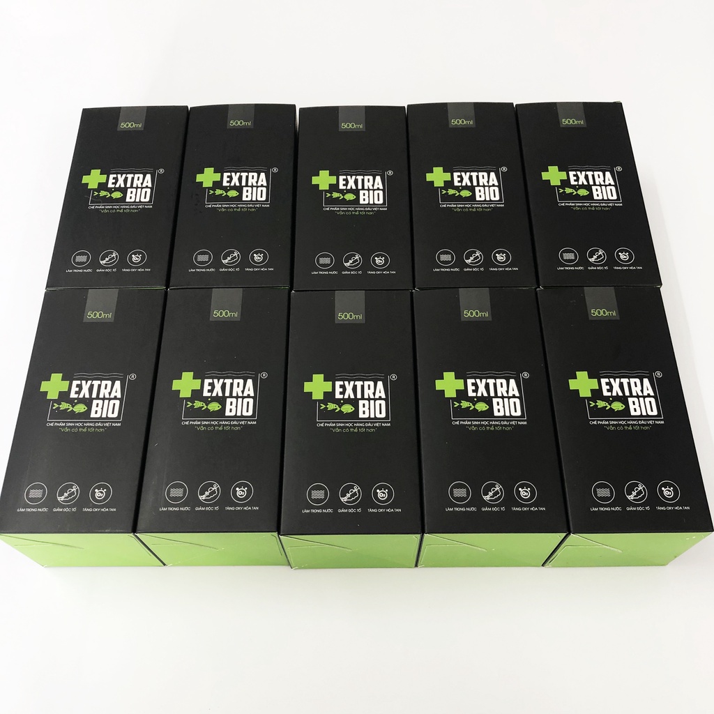 Vi Sinh Extra Bio 500ml 1000ml (men vi sinh làm trong nước và cân bằng PH cho hồ cá Koi bể cá cảnh)