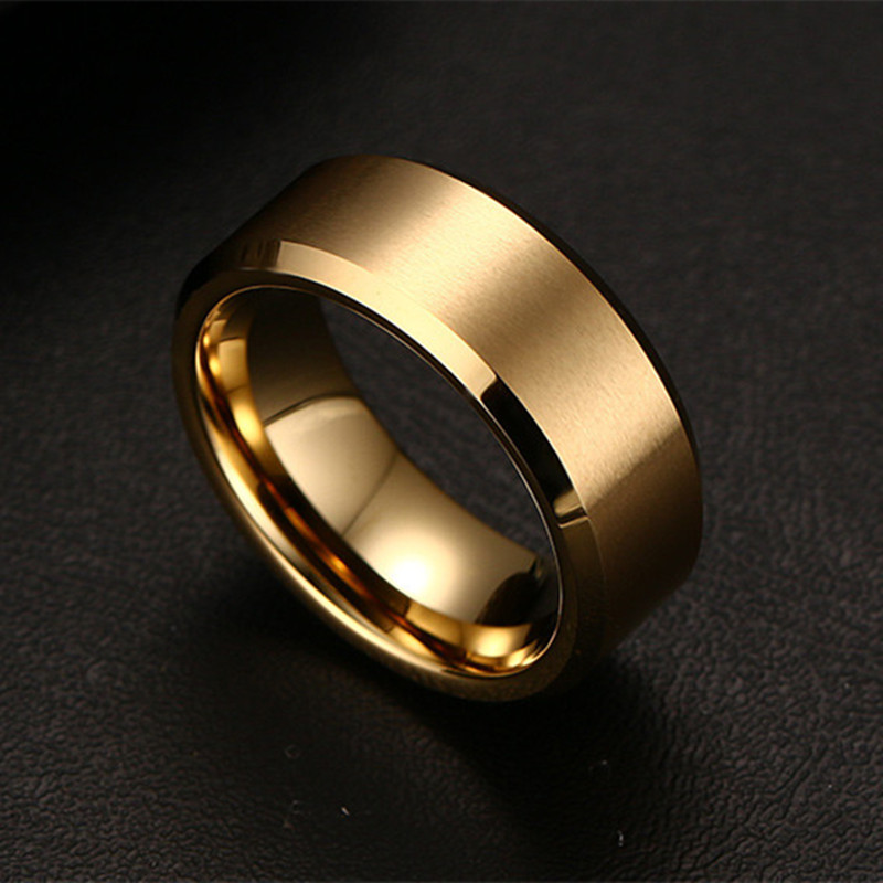 Fashion%20Classic%20Black%20Gold%20silver%20color%20Steel%20Ring%20%20Finger%20Ring%20For%20Man%20Wo%20Couple%20Wedding%20Bands%20-%20Image%204