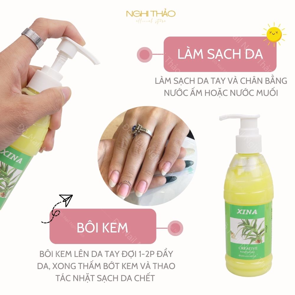 Kem làm mềm da nail 200ml