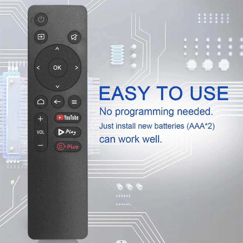 Replace Remote Control Black Remote Control Plastic Remote Control For COOCAA Remote Control