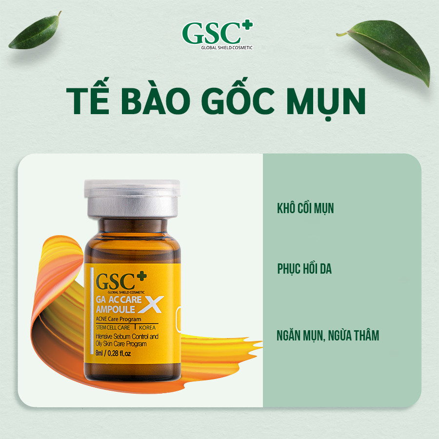 Tế bào gốc mụn GSC GA AC Care Ampoule ( HÀNG CHÍNH HÃNG )