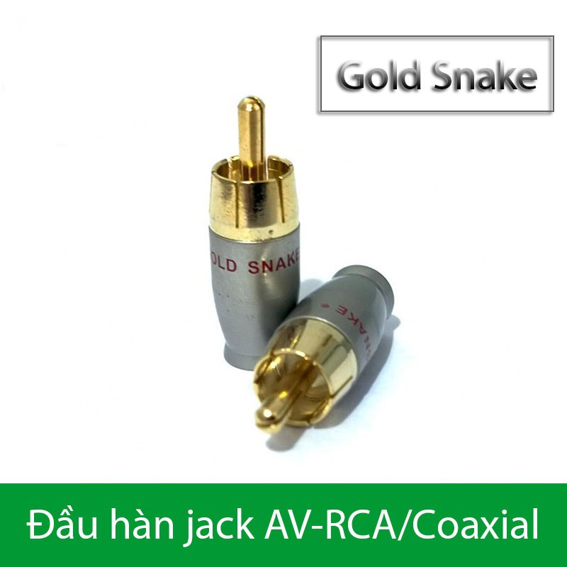 Đầu hàn Jack AV godsnake nhỏ - 2 jack
