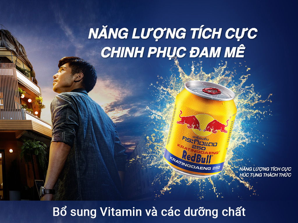 24 lon nước tăng lực Redbull Thái 250ml