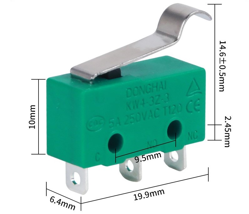 Công Tắc Hành Trình 3 Chân 5A 250V