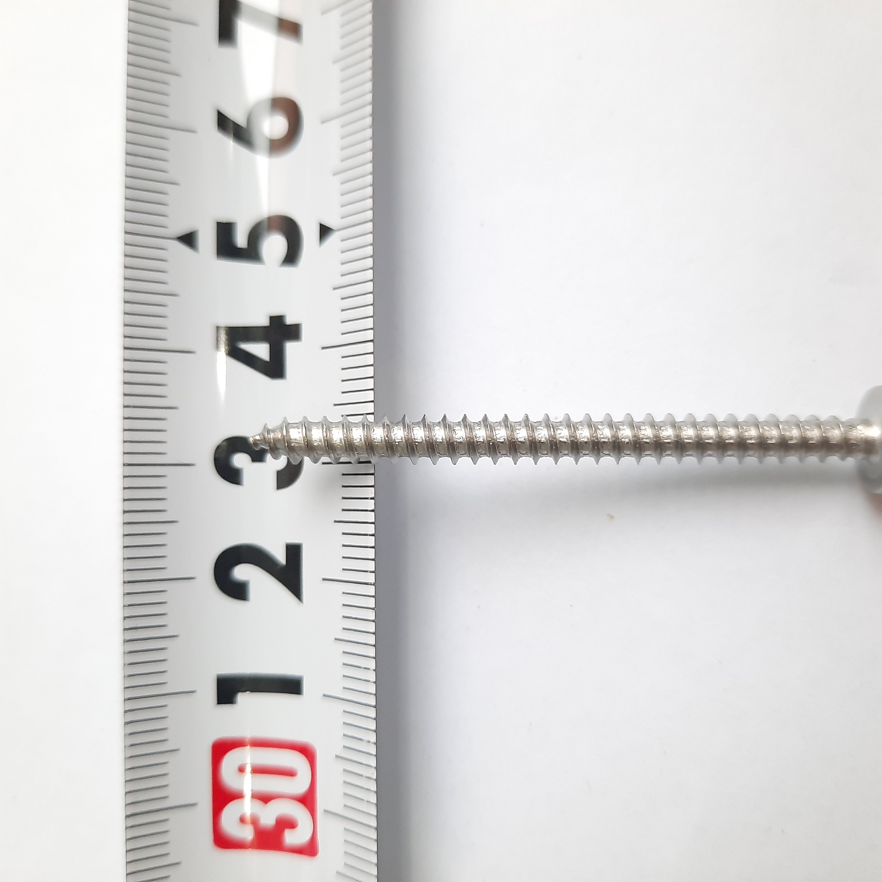 30 con Vít inox 304 Đầu dù ren gỗ 4 * 50mm  [ có thể mua 30, 50 , hoặc 100 con sẽ rẻ hơn ]