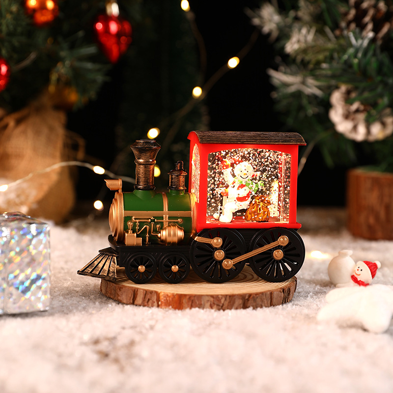 Indoor Christmas Decorations Christmas Ornaments Christmas Music Box Train Music Box Christmas Christmas Decor Outside Christmas Decorations