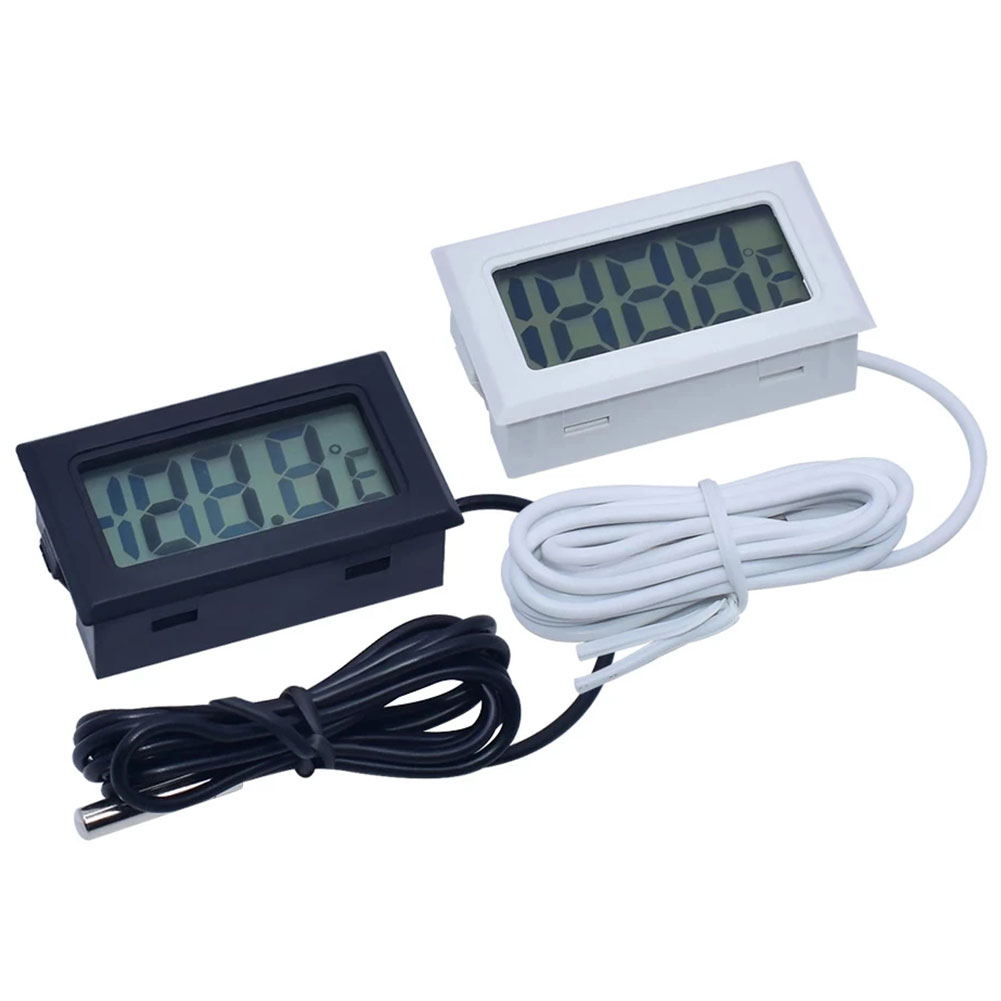 1/2m Tpm-10 Digital Waterproof Probe Temperature Meter Mini Portable For Fish Refrigerator. 