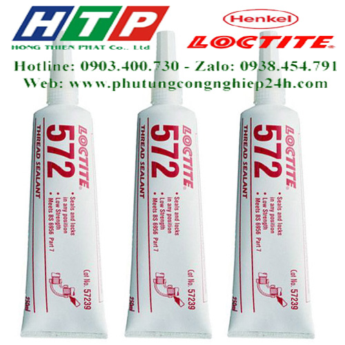 Keo dán làm kín ren loctite 572 - 250ml
