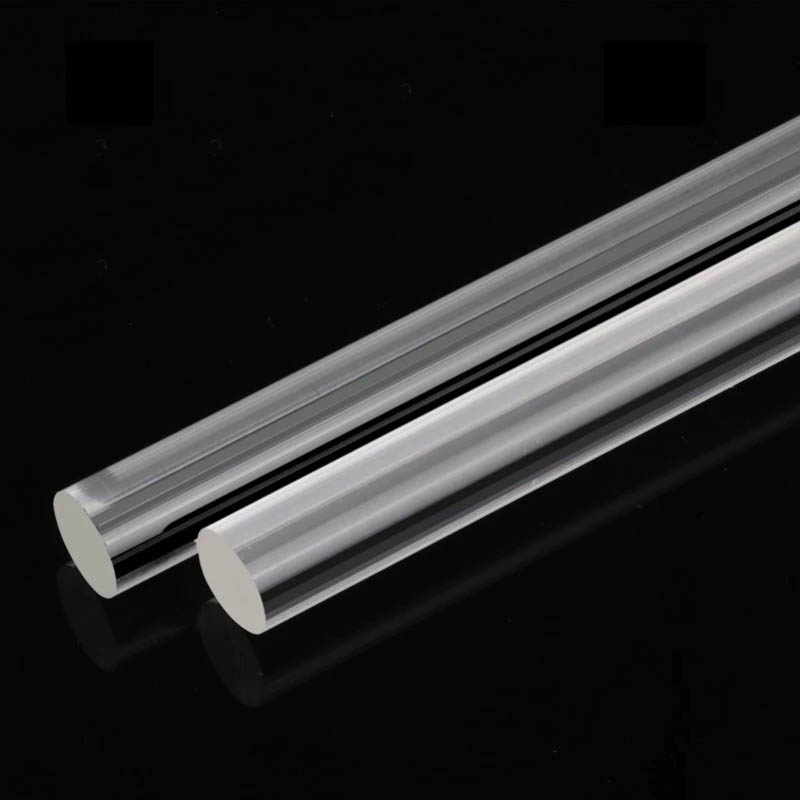 Clear Rod Solid Bar Diameter 8 10 12 15 18 20mm Length 100 150 200 250 ...