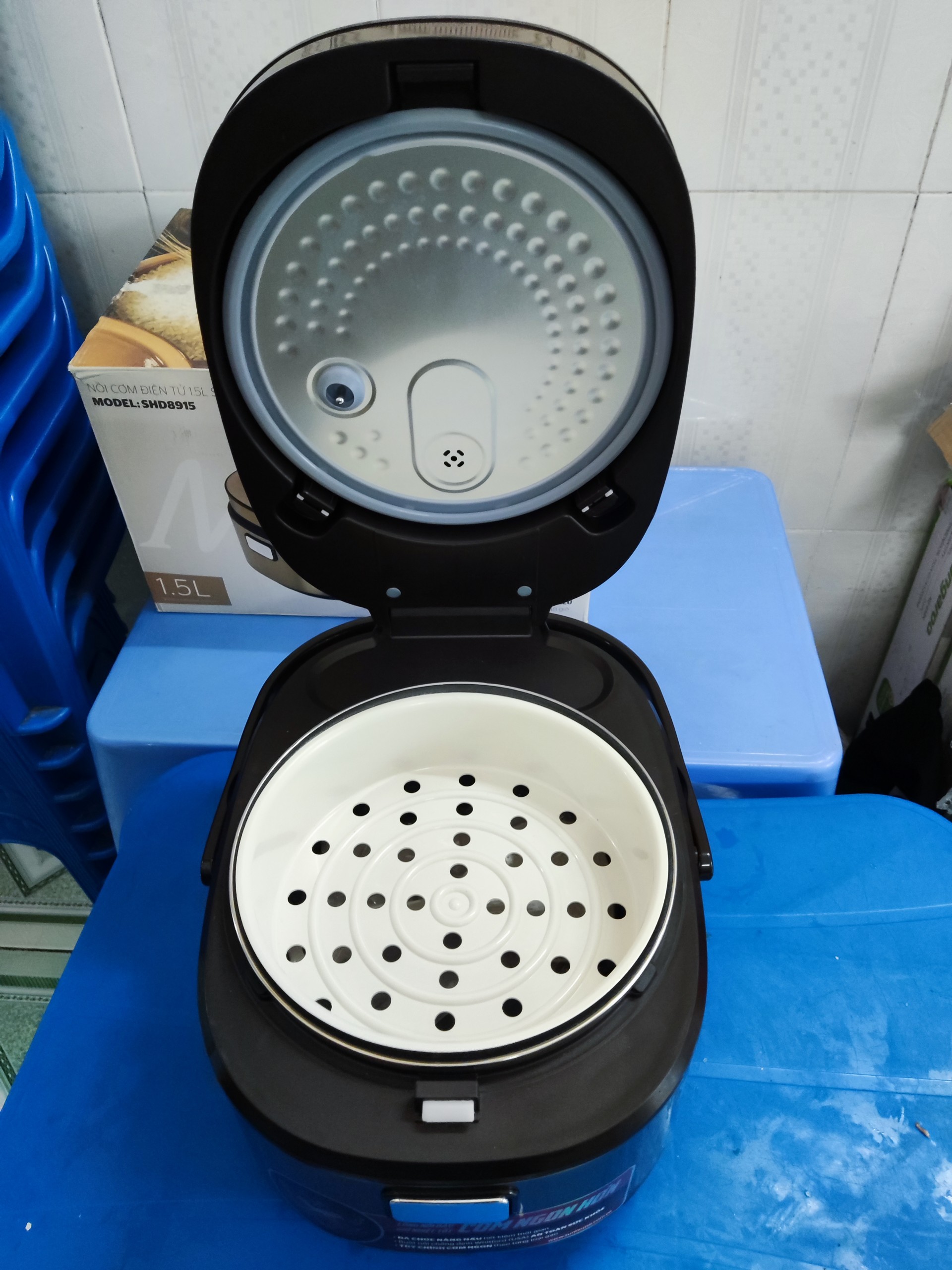 [HCM]Nồi cơm điện cao tần Sunhouse Mama SHD8955 (1.5 lít)