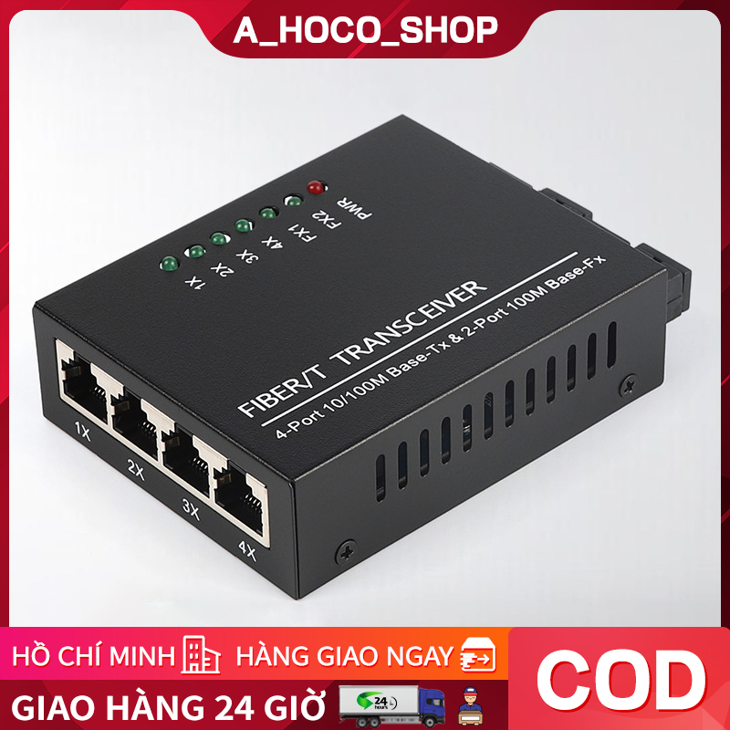 Bộ chuyển đổi quang điện 2 sợi,tlg-f123sb-25ab 20km converter quang 2 sợi gồm 4 đầu ab