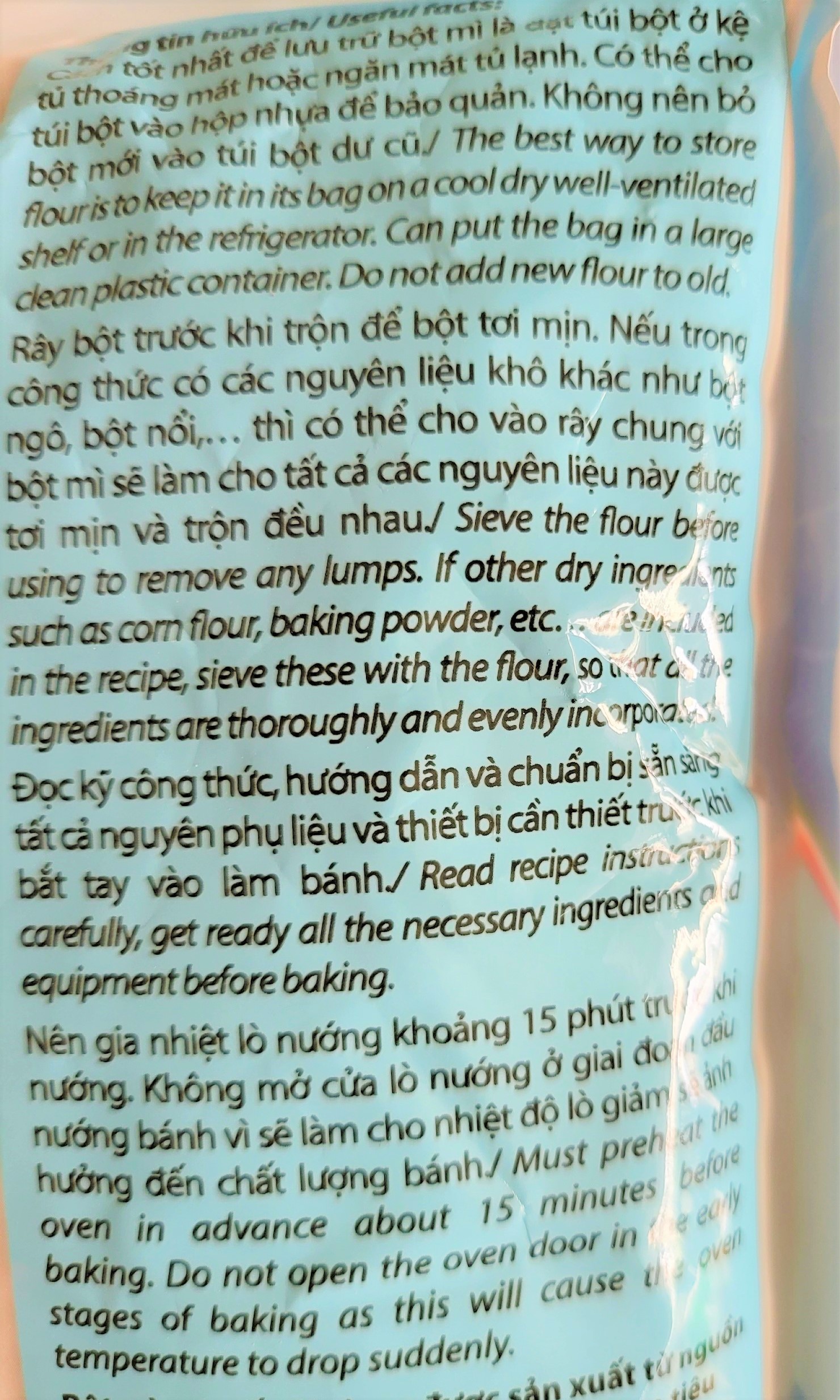 [Túi 500g] BỘT MÌ ĐA DỤNG CAO CẤP [VN] MEIZAN Premium all Purpose flour (halal)