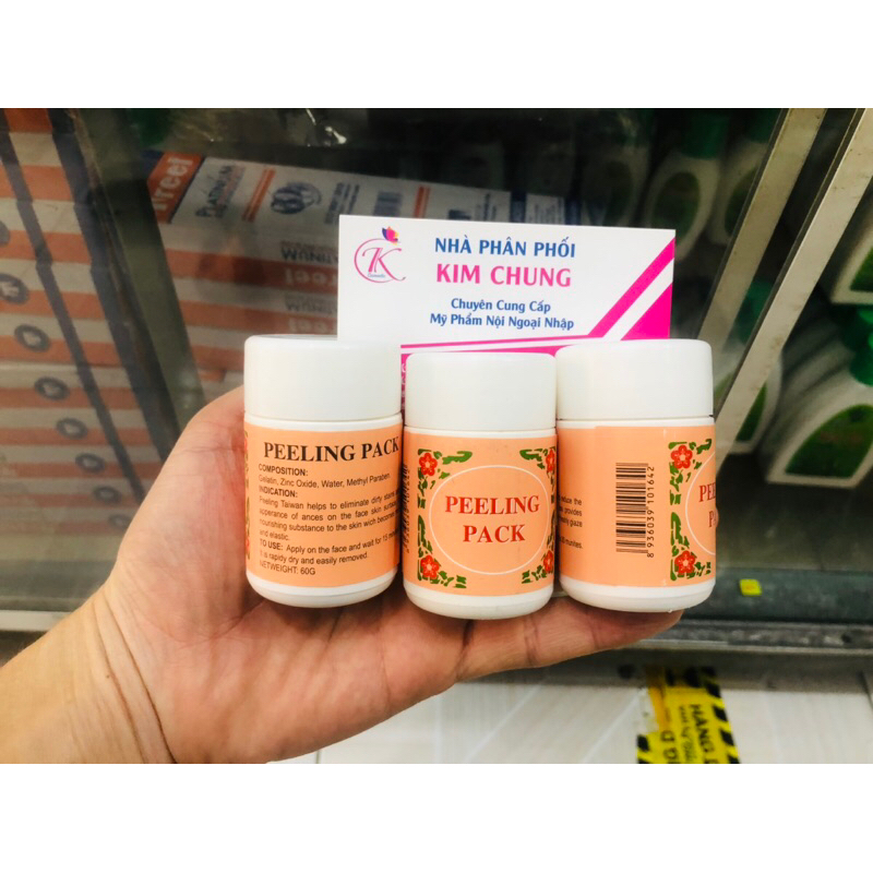 Hủ 60g gel lột mụn Kim Đô Pelling Pack hút mụn cám, mụn đầu đen