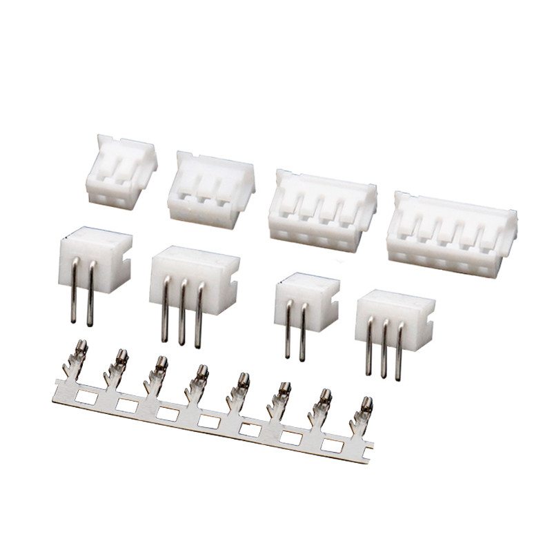 JST ZH 1.5mm 2/3/4-Pin Male Connector With 200mm UL1571-24AWG Wire Cables & Female Sockets (ZH1.5 4-Pin, 10 Sets)
