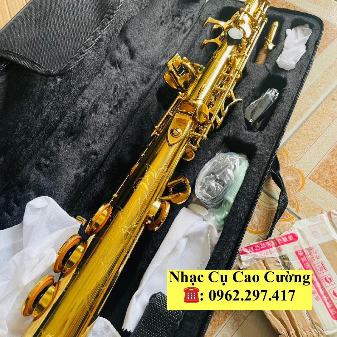 Kèn Saxophone Soprano đầy đủ phụ kiện