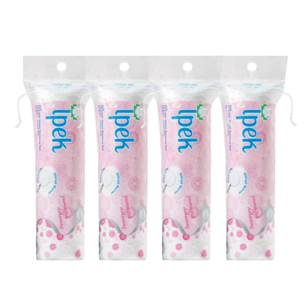 [HÀNG TẶNG KHÔNG BÁN] Bông tẩy trang Ipek siêu mềm mịn 80 miếng