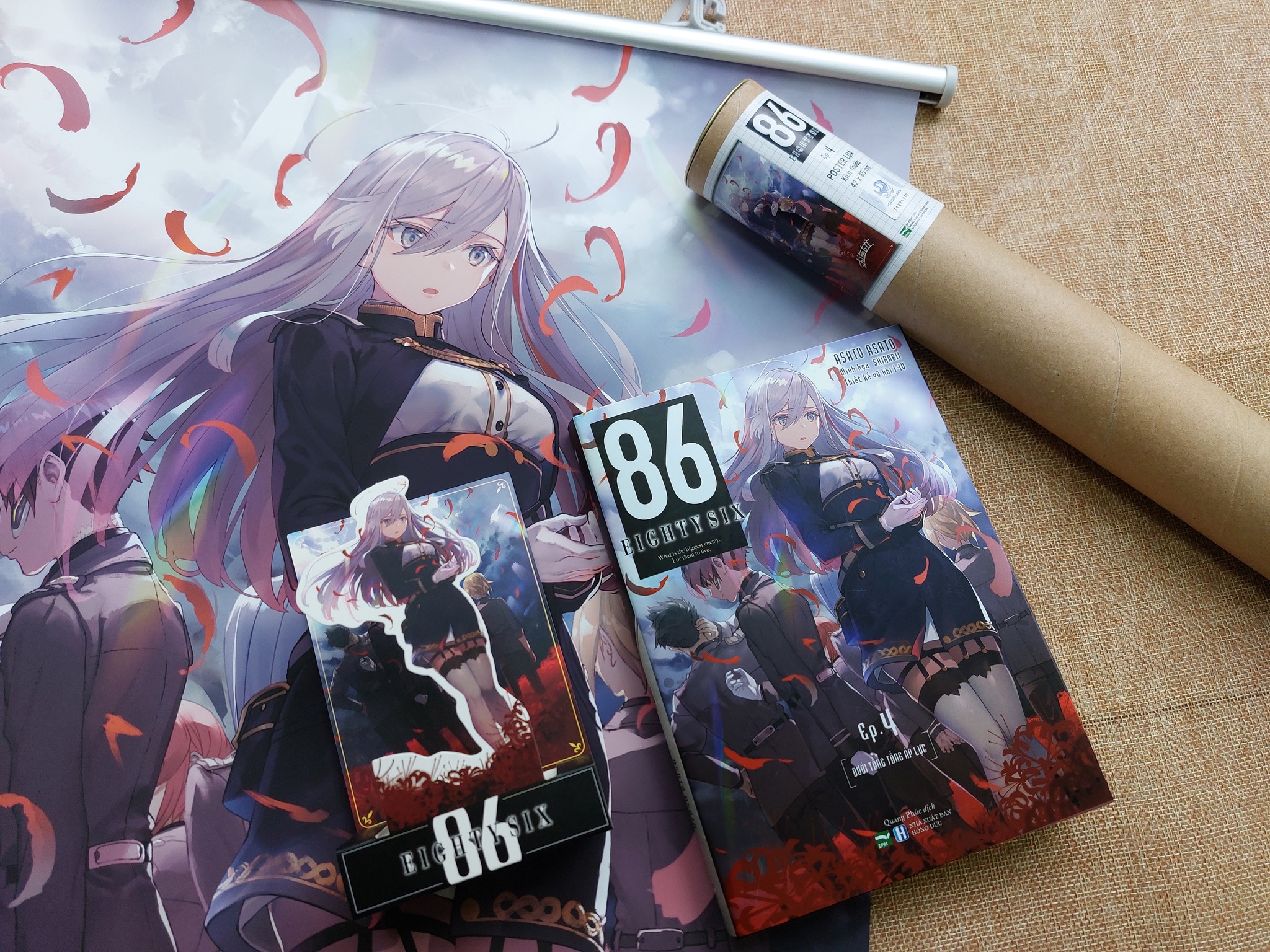 Light Novel 86 Vol 4 (Bản đặc biệt, tặng standee và poster lụa)