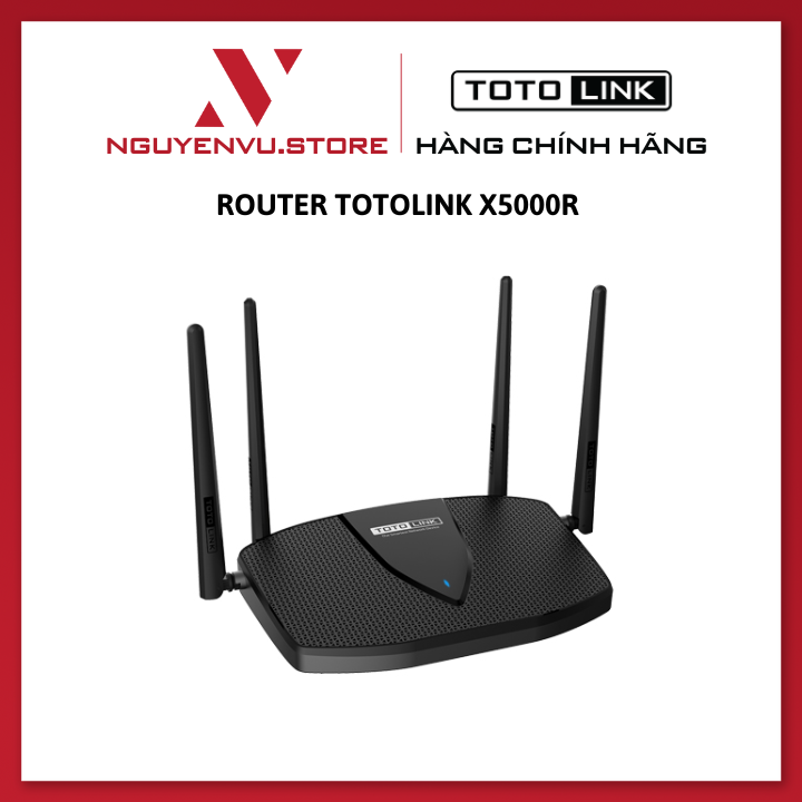 Totolink WiFi 6 Dual Band Gigabit Router ax1800-x5000r-authentic
