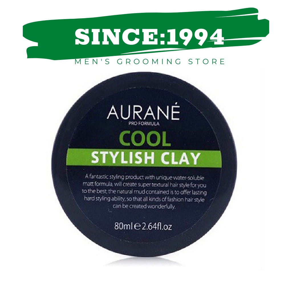 Sáp Vuốt Tóc Aurane cool stylish clay 80g - Nhập Pháp