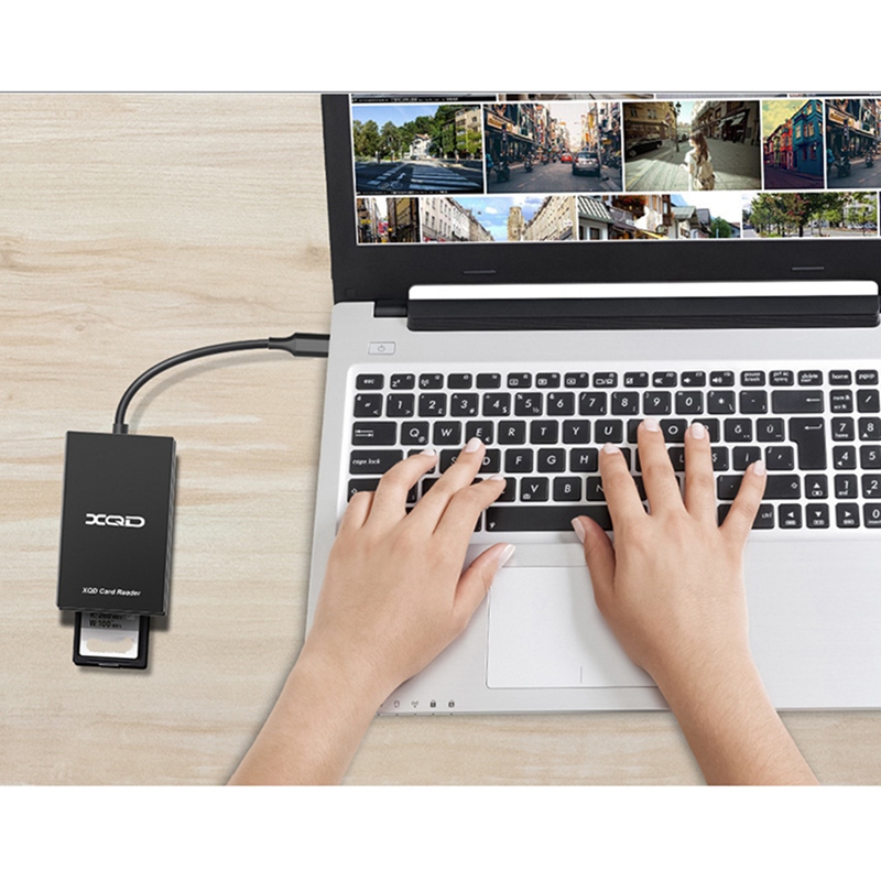 (DQKN) Type C USB 3.0 SD XQD Memory Card Reader Transfer M/G Series for OS Windows Computer