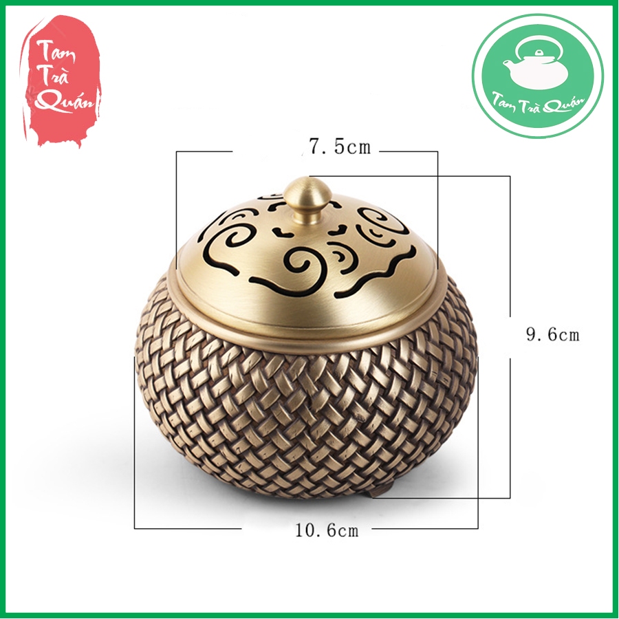 Lư đồng đốt hương trầm (thân đan)