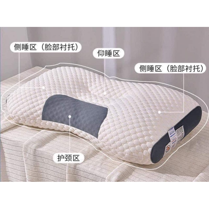 GỐI SPA DỆT KIM 3D SOVBEAN BẢO VỆ ĐỐT SỐNG CỔ CAP CẤP