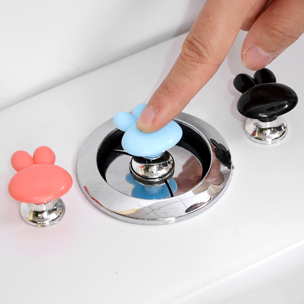 Tay nắm cửa tủ sáng tạo nút vòi xịt vệ sinh Thỏ Dễ Thương đa năng