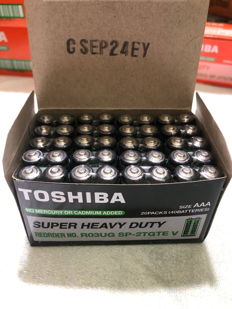 Pin toshiba AAA